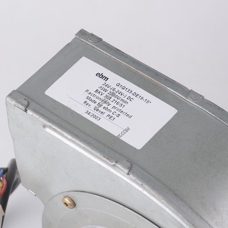 Ebmpapst G1G133-DE19-15 24V 45W 4wires Cooling Fan Salyangoz