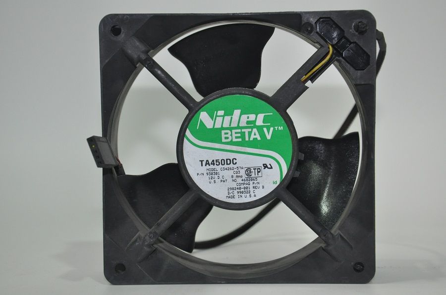 NIDEC BETA V TA450DC C34262-57A 930301 298240-001 120x38 12 VDC 0.8A FAN