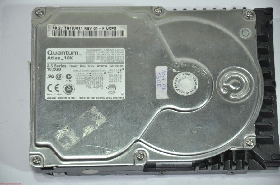 QUANTUM 80 PIN 18GB TN18J011 3.5'' 10000RPM SCSI HDD