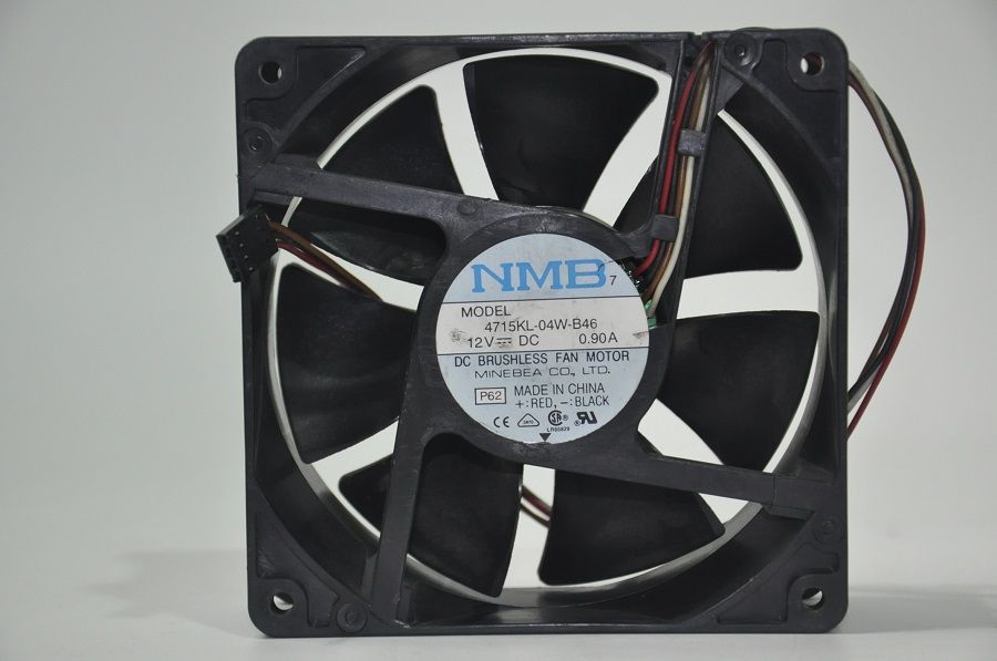 NMB 4715KL-04W-B46 356106-003 120x38 12 VDC 0.90A FAN