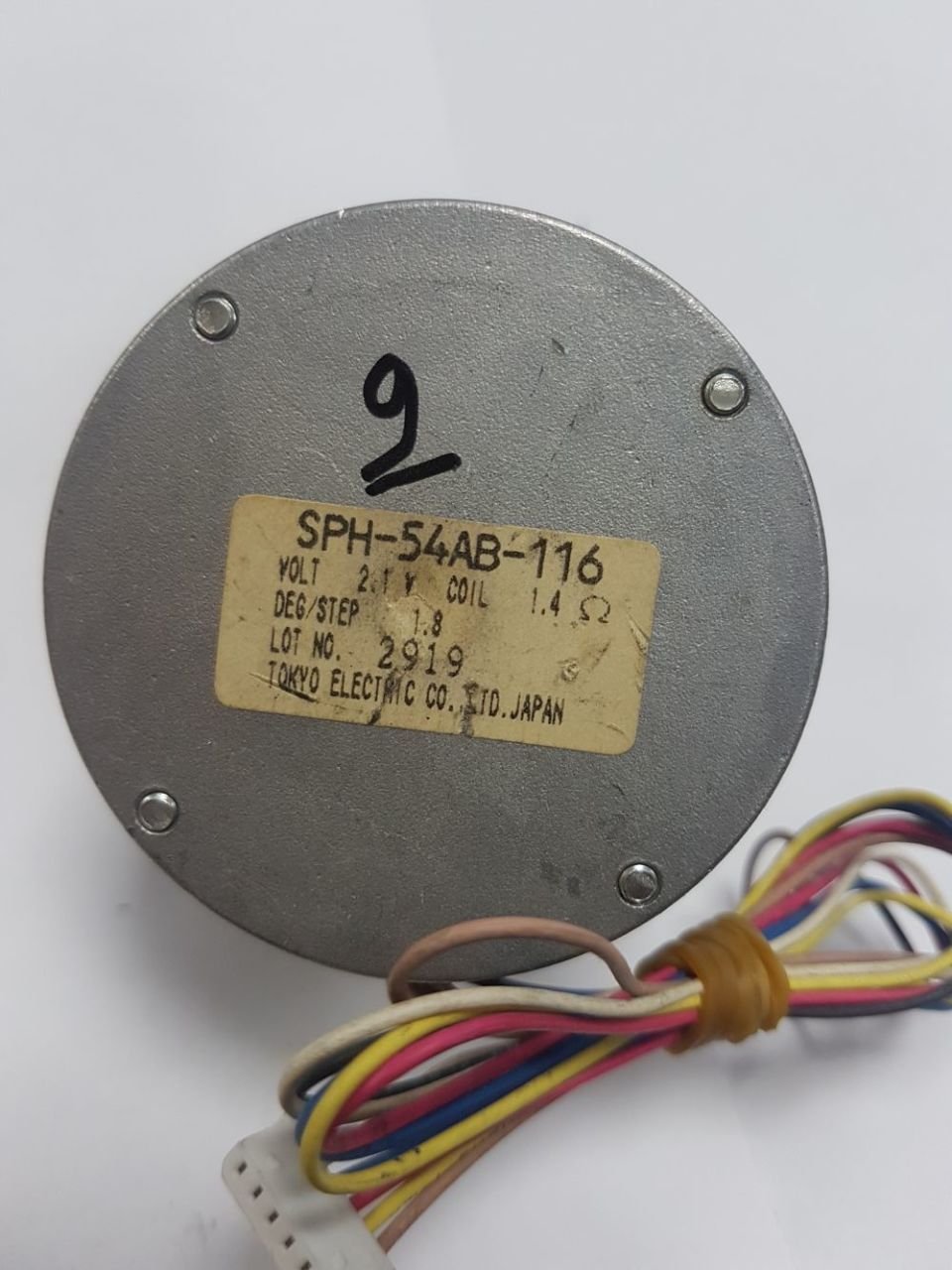 IBM TEC SPH-54AB-116 2.1V 1.8DEG Stepping Motor