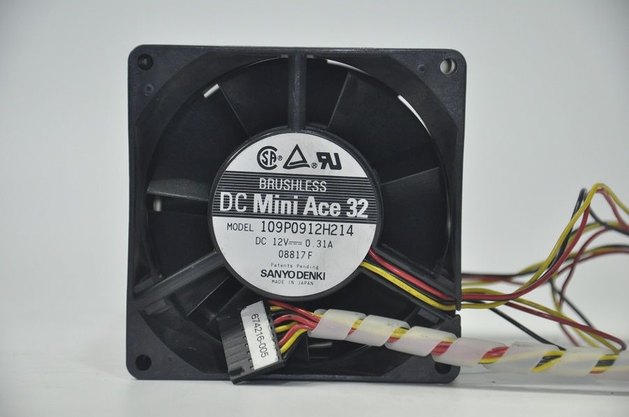 SANYO 109P0912H214 90X31 12 VDC 0.31A FAN