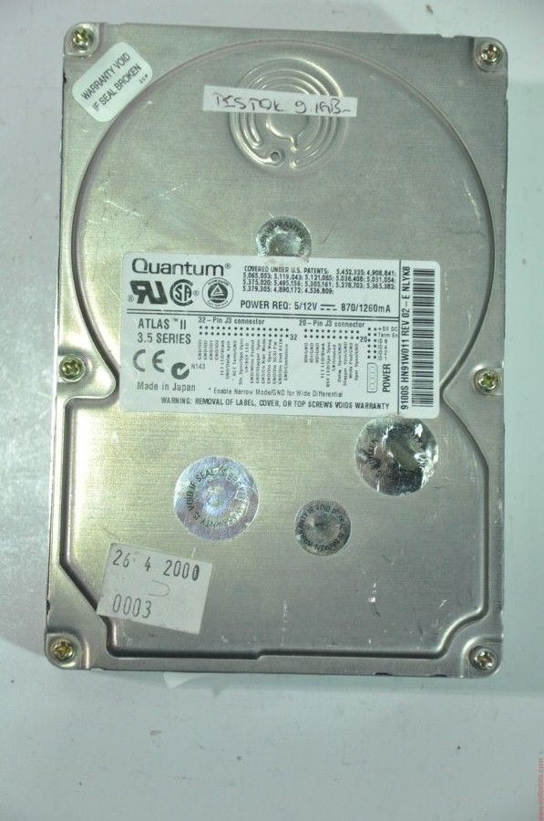 QUANTUM 68 PIN 9GB HN91W011 3.5'' 7200RPM SCSI HDD