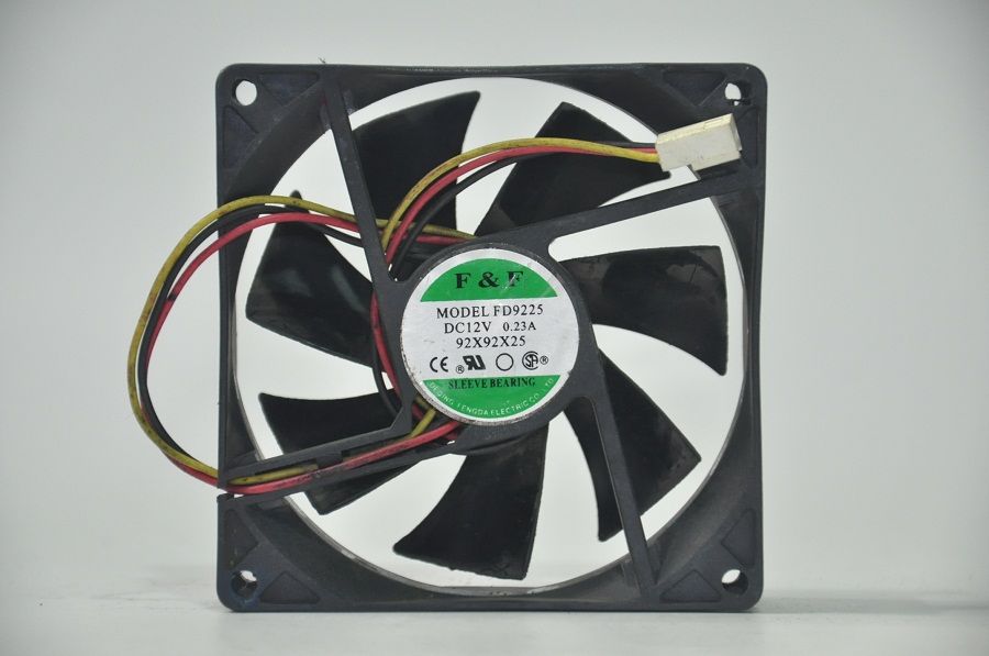 F&F FD9225 90X25 12 VDC 0.23A FAN