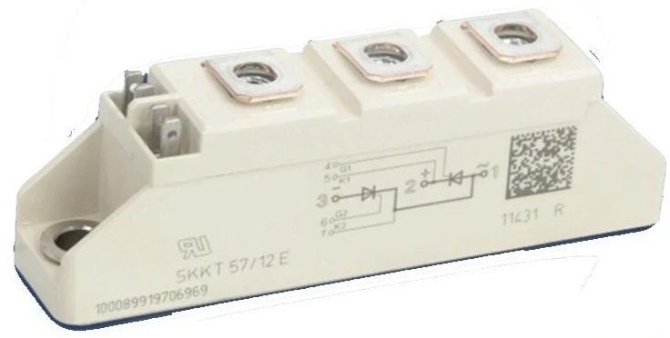 SKKT57/12E, 1200V 50A Tristör Modül