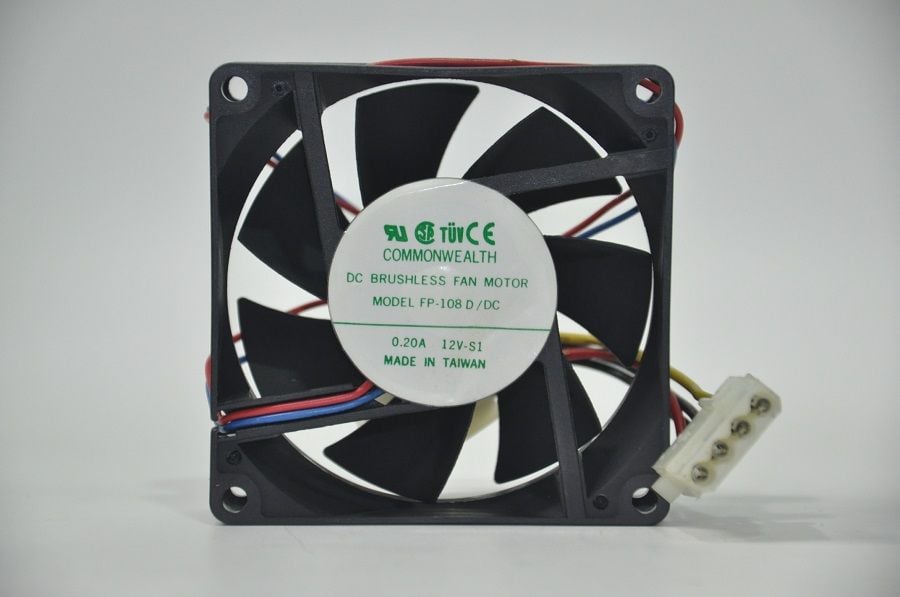 COMMONWEALTH FP-108D/DC 80X25 12 VDC 0.20A FAN
