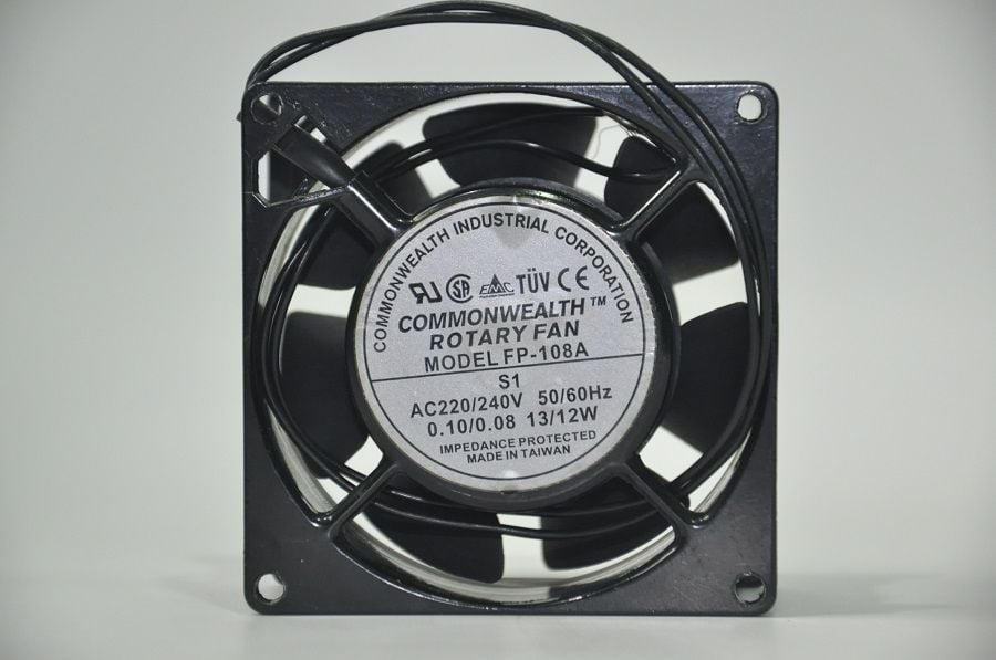 COMMONWEALTH FP-108A 80X37 220 VAC 0.10A 13W FAN