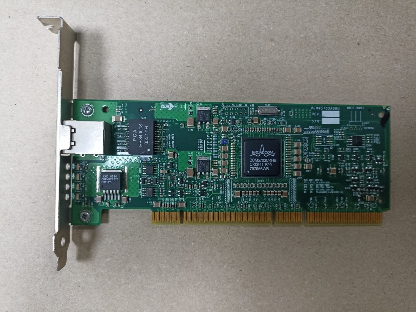 Hp NIC GIGABIT NC7771 SP PCI-X NIC-10/1000 268794-001 290563-B21