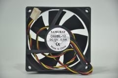 SAMURAY D80BL-12 80X25 12 VDC 0.10A FAN