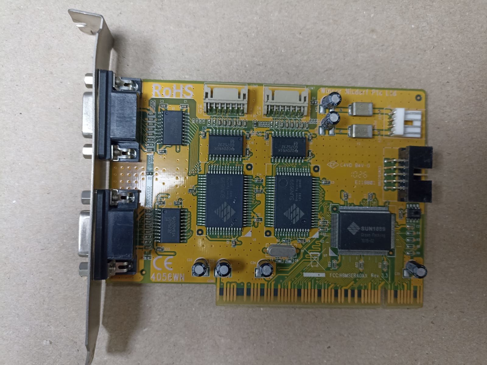 Wincor Nixdorf 4 port serial PCI Interface 4056WN