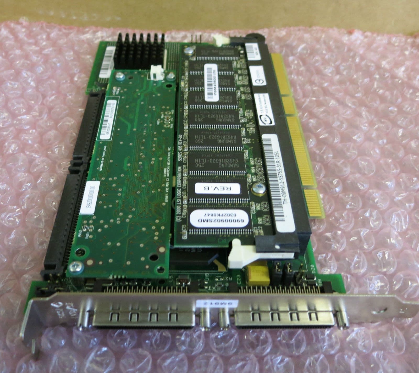 Dell 9M912 / P4930704 Perc 3 DC Expandable Raid Controller SCSI Card 128MB
