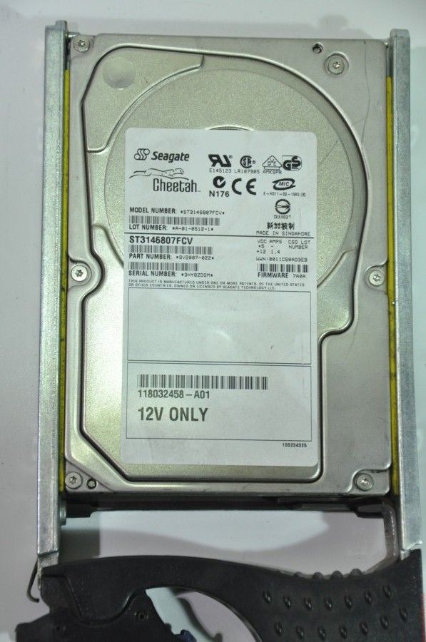 SEAGATE FIBER CHANNEL 146GB ST3146807FCV 3.5'' 10000RPM SCSI HDD