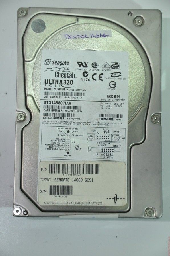 SEAGATE 68 PIN 146GB ST3146807LW 3.5'' 10000RPM SCSI HDD