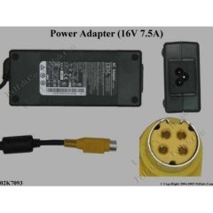 Ibm 16V 7.5A 02K7093 02K7094 93P5021 PA-1121-06I Adaptör