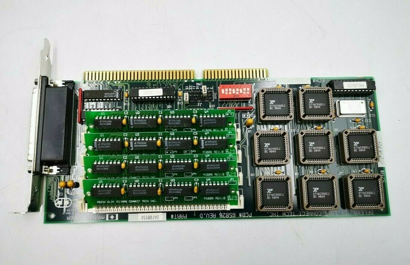 Connect Tech PCB 65826 ISA Base Interface 8-Port PCB Board
