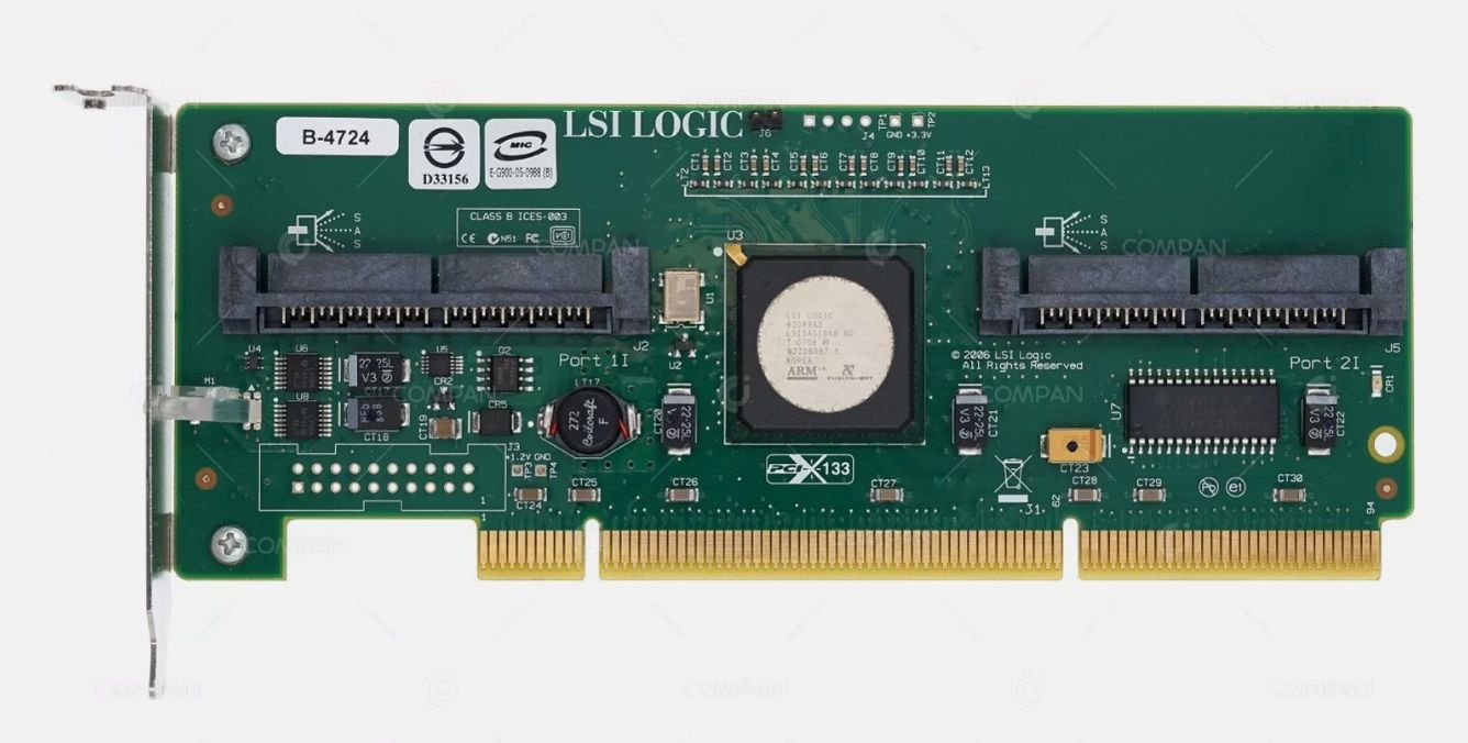 HP 435709-001 8-port SAS Pci-x Controller Card Sas3080x 435234-001