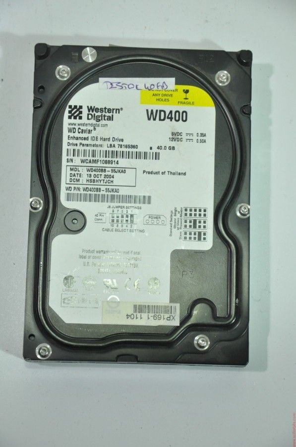 WESTERN DIGITAL IDE 40GB WD400BB-55JKA0 3.5'' 7200RPM HDD