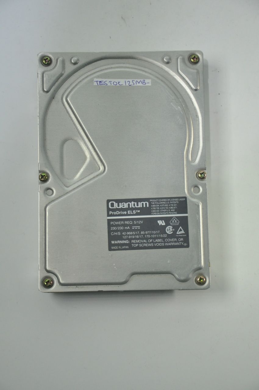 QUANTUM ELS 50 PIN 127MB PI12S011 3.5'' 5400RPM SCSI HDD