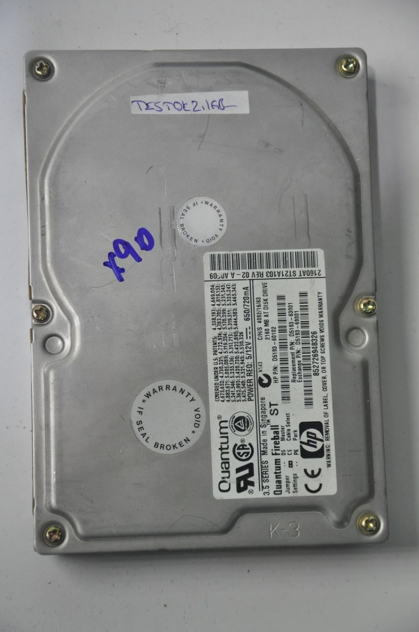 QUANTUM IDE 2.1GB ST21A011 ST21A103 3.5'' 5400RPM HDD