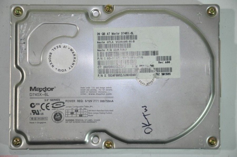 MAXTOR IDE 20GB D740X-6L MX6L020J1 3.5'' 7200RPM HDD
