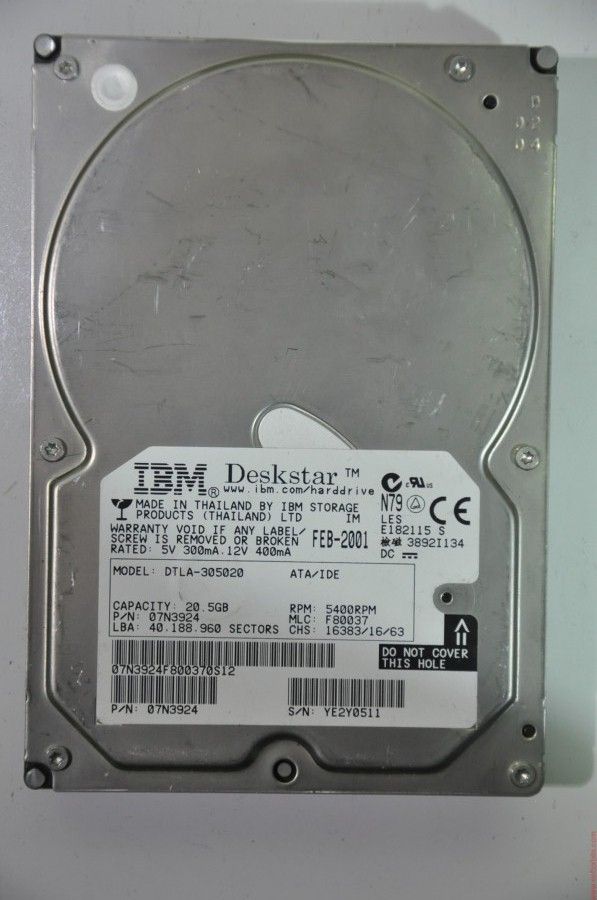 IBM IDE 20GB DTLA-305020 07N3924 3.5'' 5400RPM HDD
