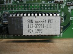 Sun Microsystems Mach 64 PCI Graphics  Card 109-37700-00