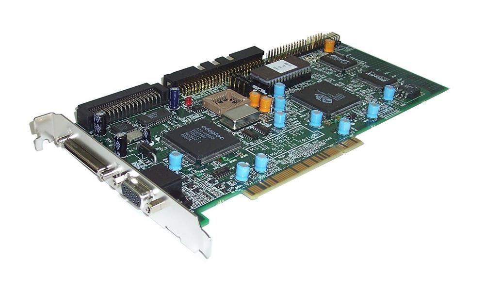 Adaptec 97512-1 M11e 48.57a02.011 Combo Card 68 Pin SCSI Video Controller