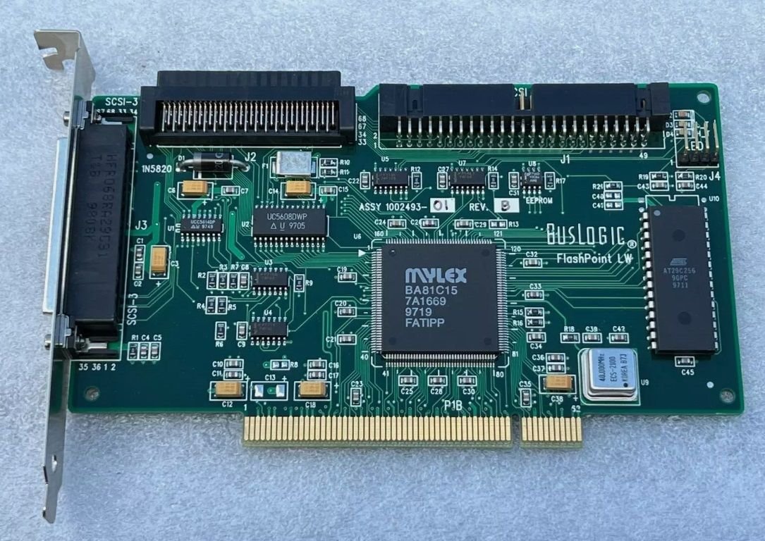 Buslogic Flashpoint SCSI LW BA81C15, APL91513, INTBT-930, 1002493-01A