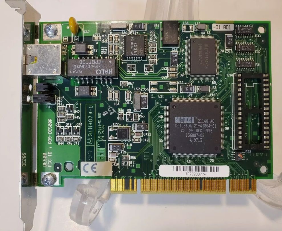 Digital Equipment PCI Ethernet Card A09-DE500A - 10/100 RJ45
