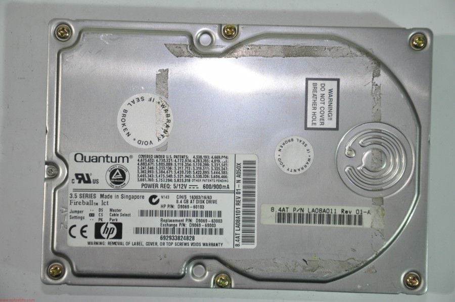 QUANTUM IDE 8.4GB LA08A011 D9069-60103 3.5'' 5400RPM HDD