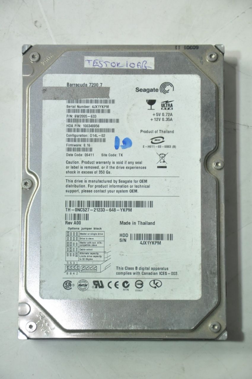 SEAGATE IDE 10GB 3.5'' 5400RPM HDD