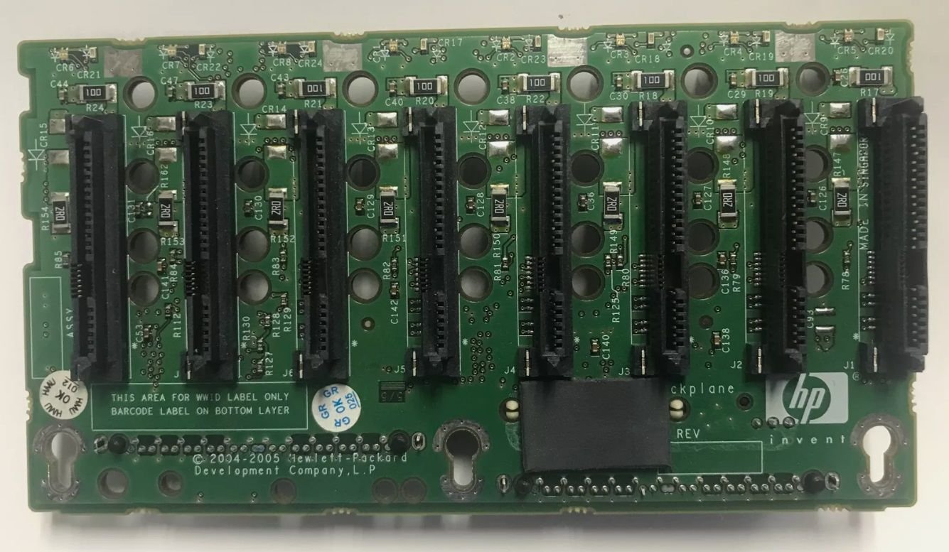 412736-001 HP PROLIANT DL385 & DL585 SAS/SATA Backplane 012531-501 012532-000