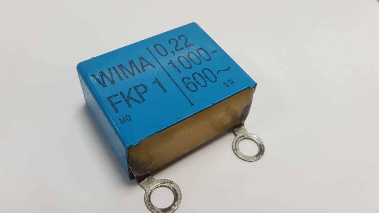 CAPACITOR WIMA FKP1 0,22 1000VDC 600VAC