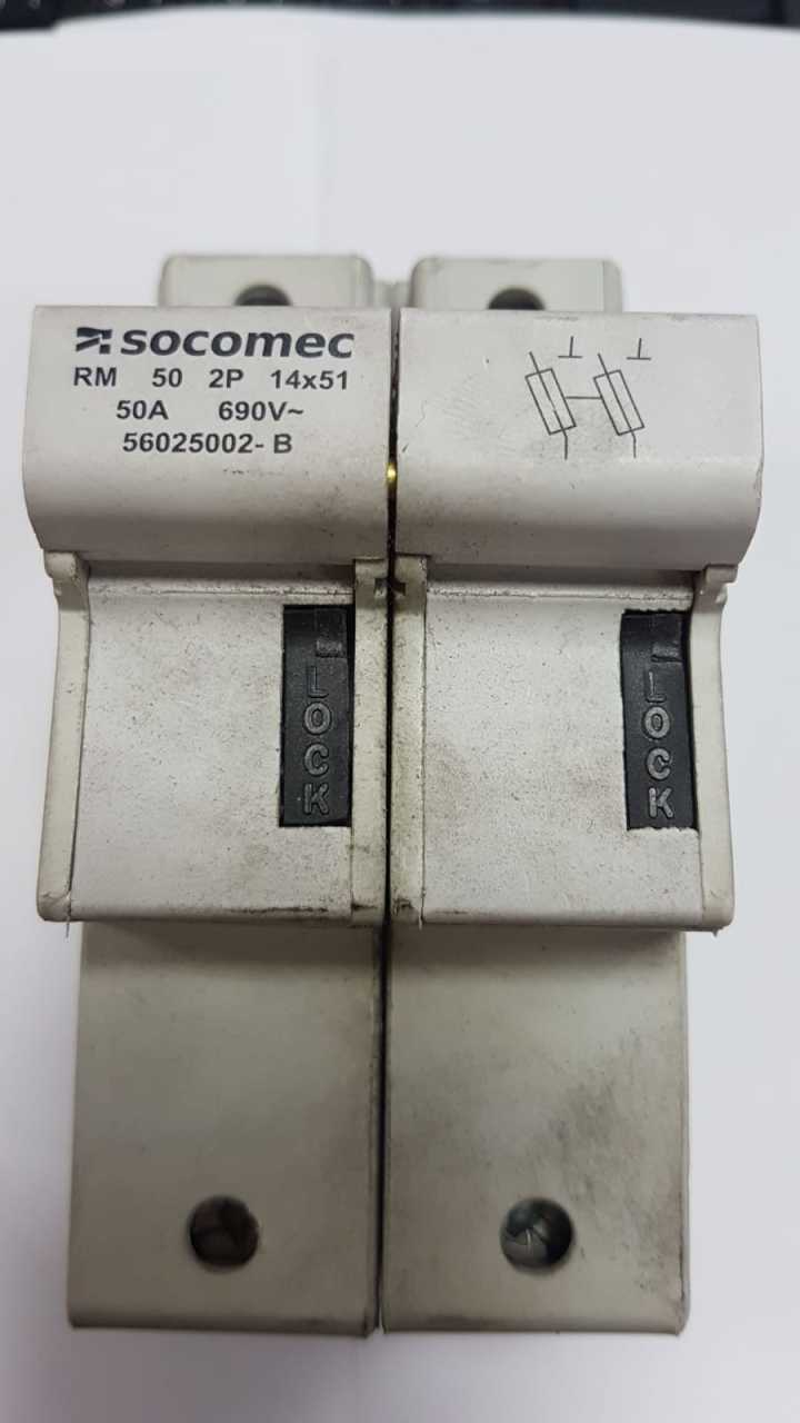 SOCOMEC 56025002-B FUSE HOLDER 50AMP 690V