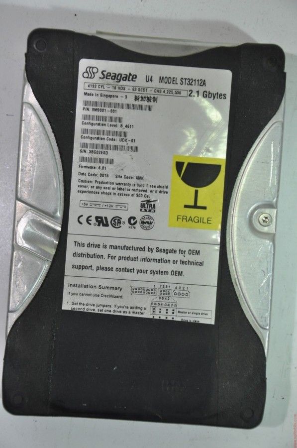 SEAGATE IDE 2.1GB ST32112A 9M9001-001 3.5'' HDD