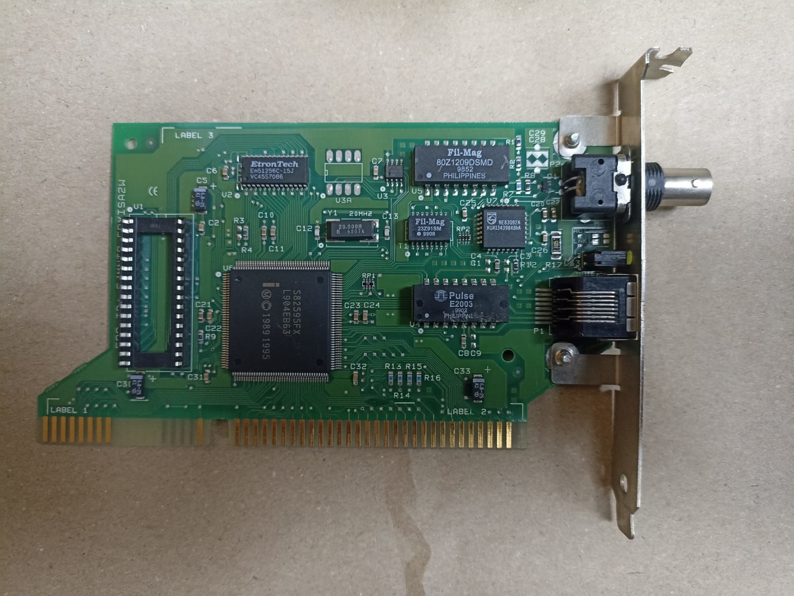 352621-004 - Compaq 1 x Port 10Mb/s RJ-45 ISA Ethernet Network Interface Card BNC