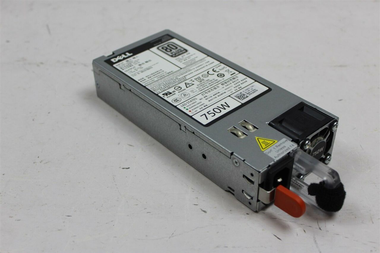 DELL F750E-S0 F750E-S1 750 WATT REDUNDANT POWER SUPPLY FOR R520/R620/R720/R720XD/R820/T420