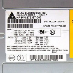 Delta Electronics DPS-750CB A Active PFC Computer 750W Power Supply 372357-003 xw9300