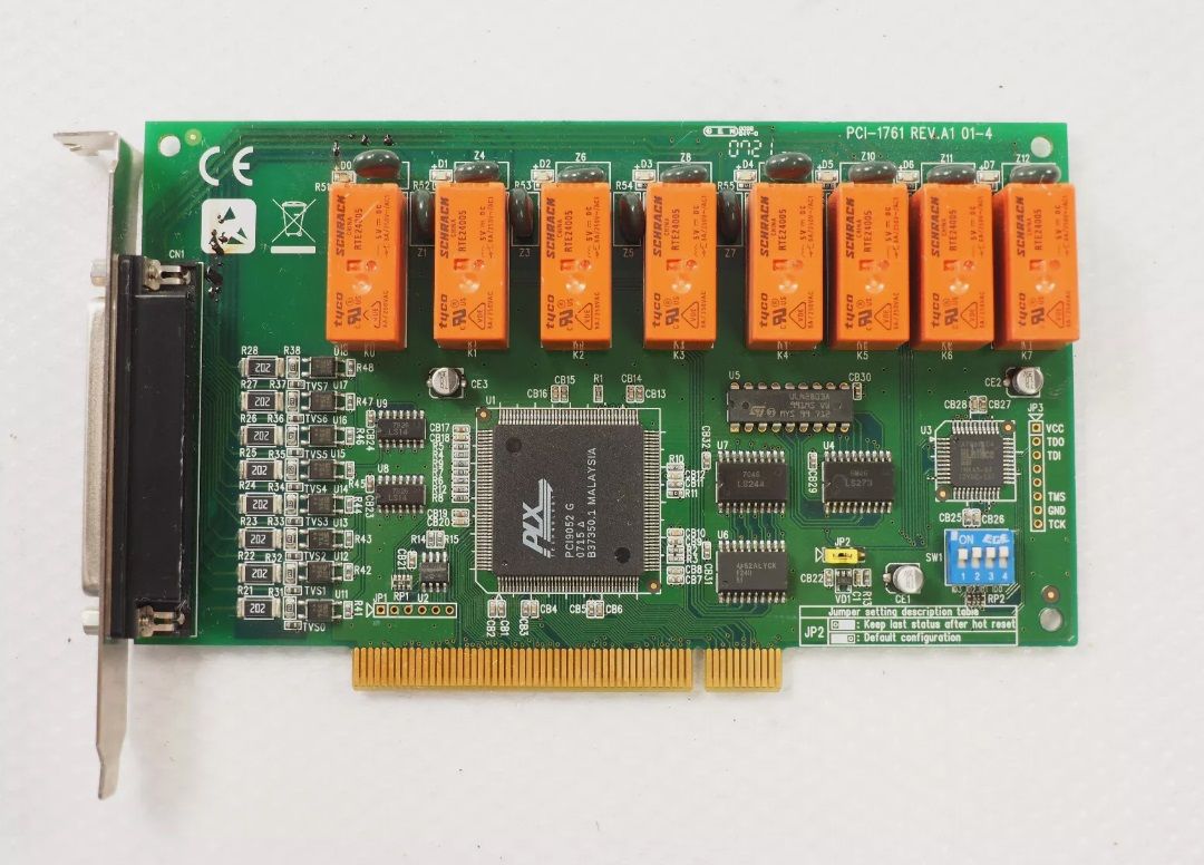 Advantech PCI-1761 8-ch Relay and 8-ch Isolated Digital Input PCI Card