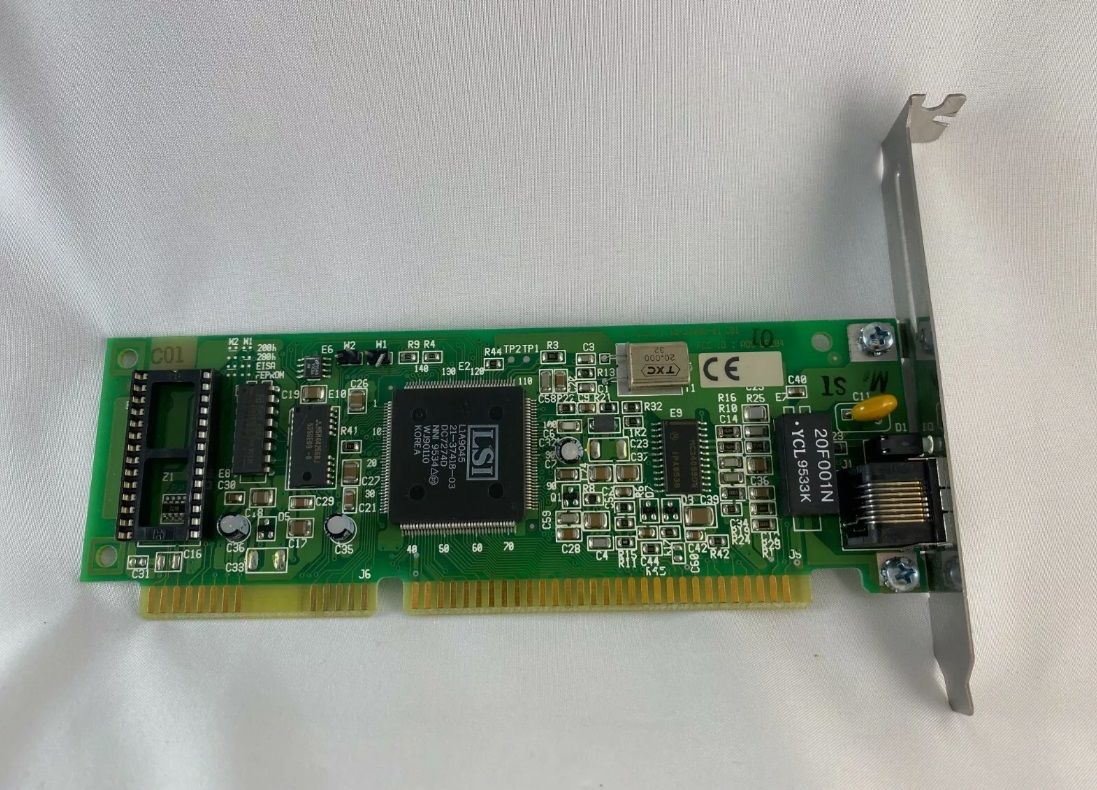 Digital DEC RJ45 Network 50-24005-01 EtherWORKS 3 DOS Novel ISA LSI