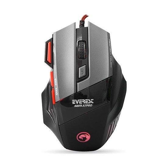 Everest SGM-X7 PRO Siyah 4800 Dpi Makrolu Oyuncu Mouse