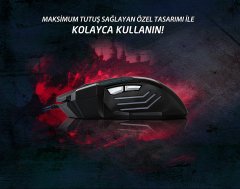 Everest SM-770 Usb Siyah Oyun Mouse