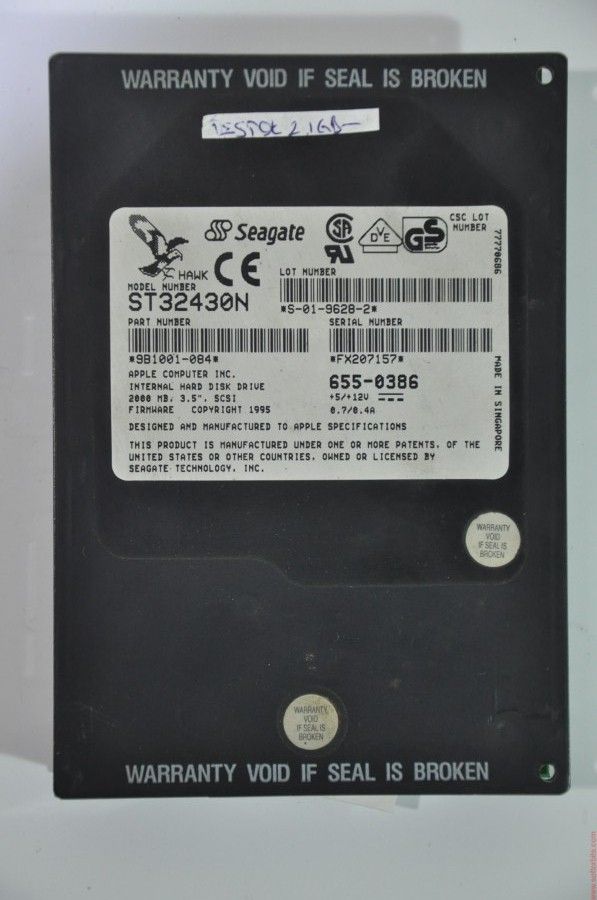 SEAGATE 50 PIN 2.1GB ST32430N 3.5'' 5400RPM SCSI HDD