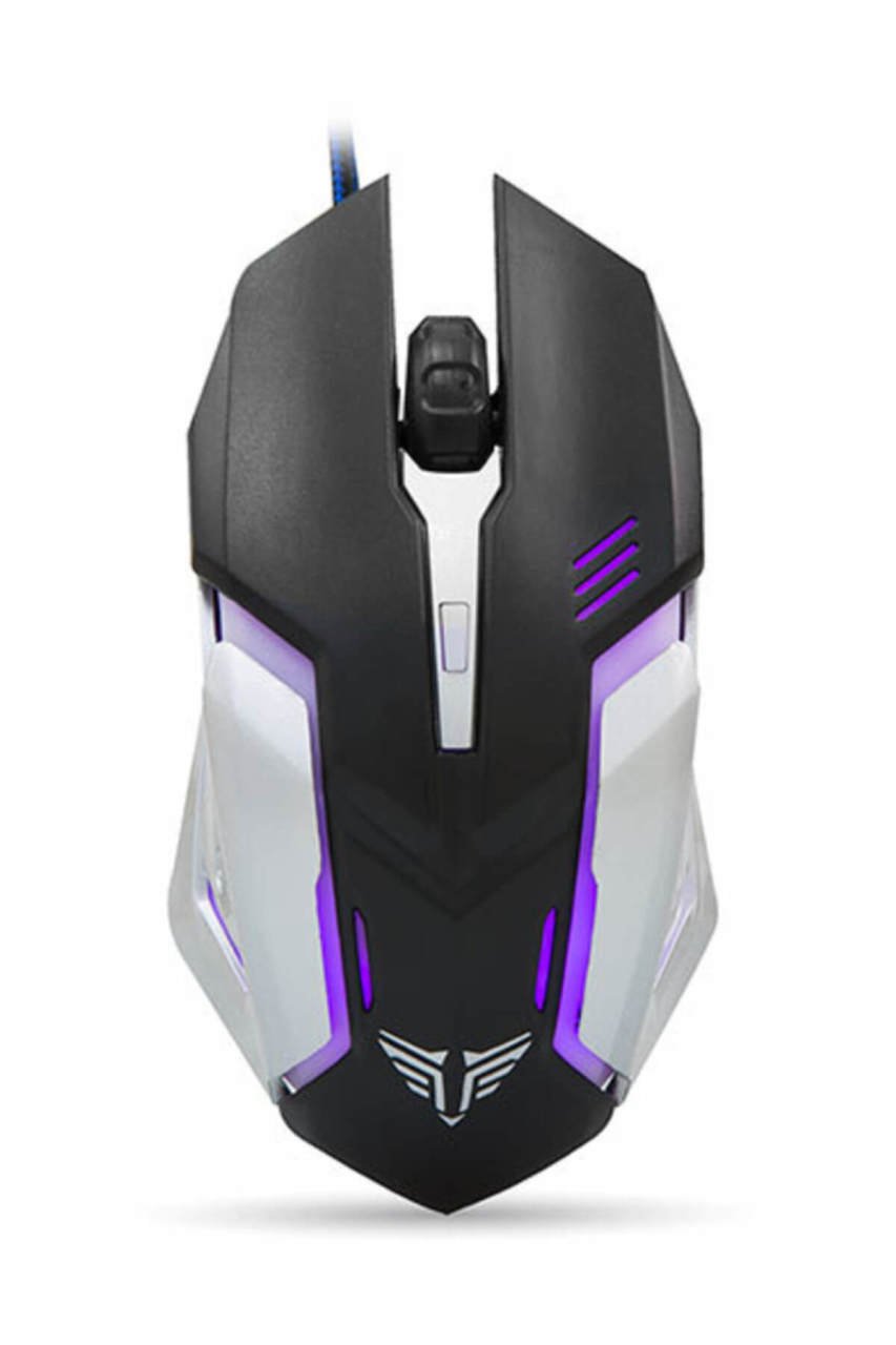 Everest SM-G72 Usb Siyah/Gümüş Işıklandırmalı Oyuncu Mouse