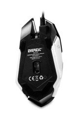 Everest SM-G72 Usb Siyah/Gümüş Işıklandırmalı Oyuncu Mouse