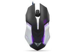 Everest SM-G72 Usb Siyah/Gümüş Işıklandırmalı Oyuncu Mouse