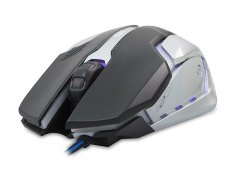 Everest SM-G72 Usb Siyah/Gümüş Işıklandırmalı Oyuncu Mouse