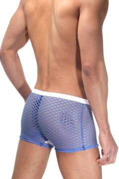 Erkek  Mavi File Boxer