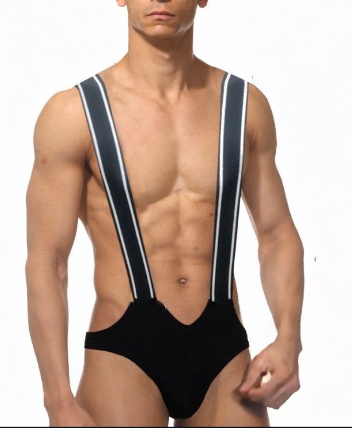 Erkek Seksi İç Giyim Güreşci Body(Kopya)