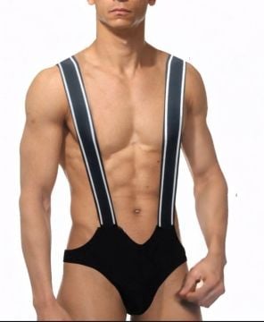 Erkek Seksi İç Giyim Güreşci Body(Kopya)